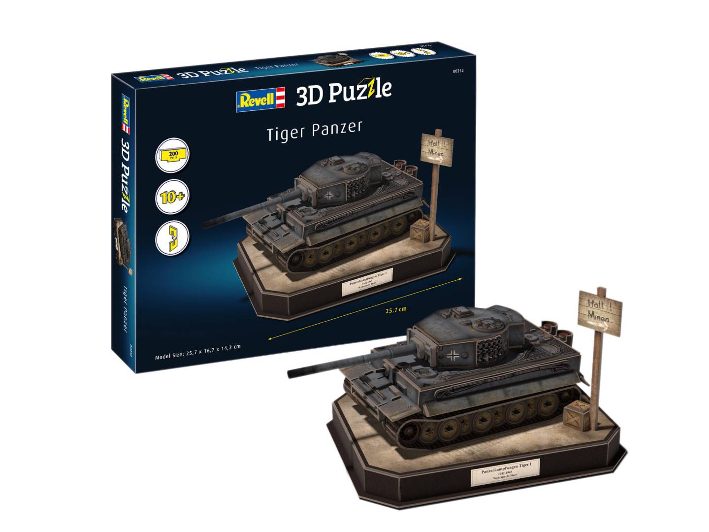Revell 00252 - Deutscher Panzer "Tiger I" Revell 3D Puzzle