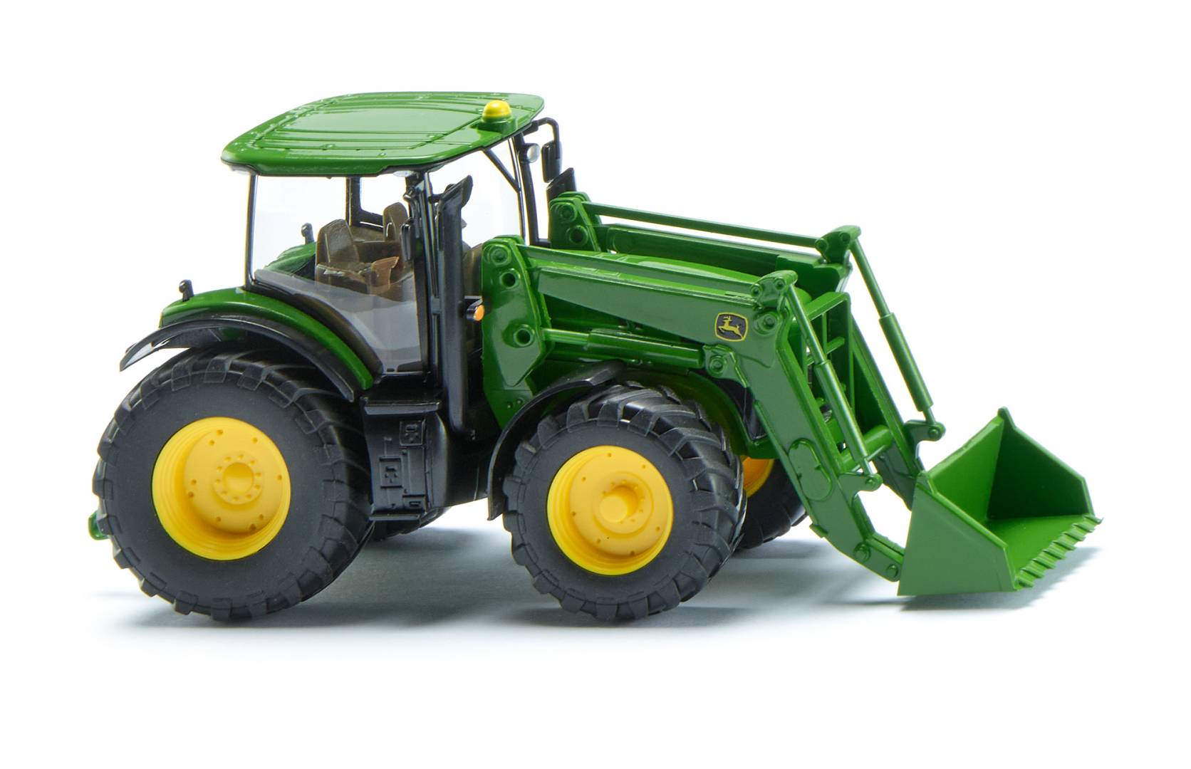 Wiking H0 (1:87) 035804 - John Deere 7260R mit Frontlader | Modellbahn | Modelleisenbahn