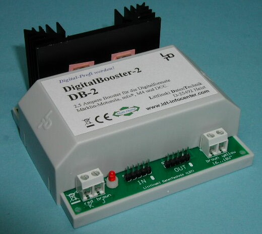 Littfinski DatenTechnik - LDT 080063 - DB-2-G / DigitalBooster 2,5 A | Modellbahn | Modelleisenbahn