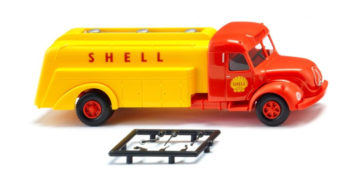 Wiking H0 (1:87) 088303 - Tankwagen (Magiurs S 7500) "Shell" | Modellbahn | Modelleisenbahn