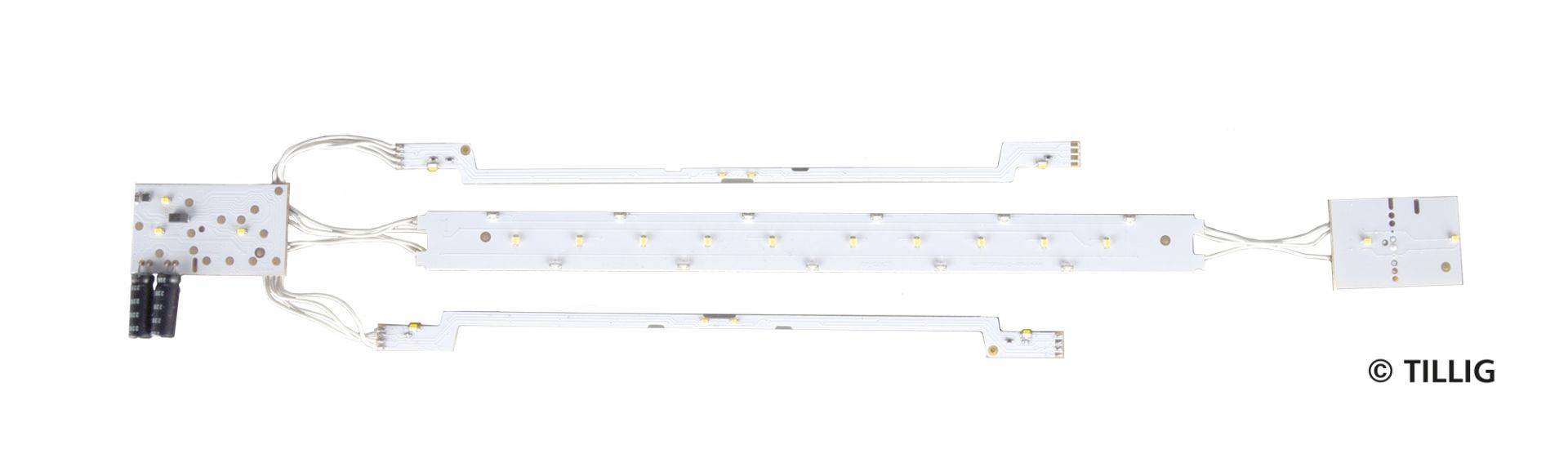 Tillig TT 08922 - LED-Innenbeleuchtung analog / digital Bausatz für Doppelstockwagen Twindexx Vario | Modellbahn | Modelleisenbahn
