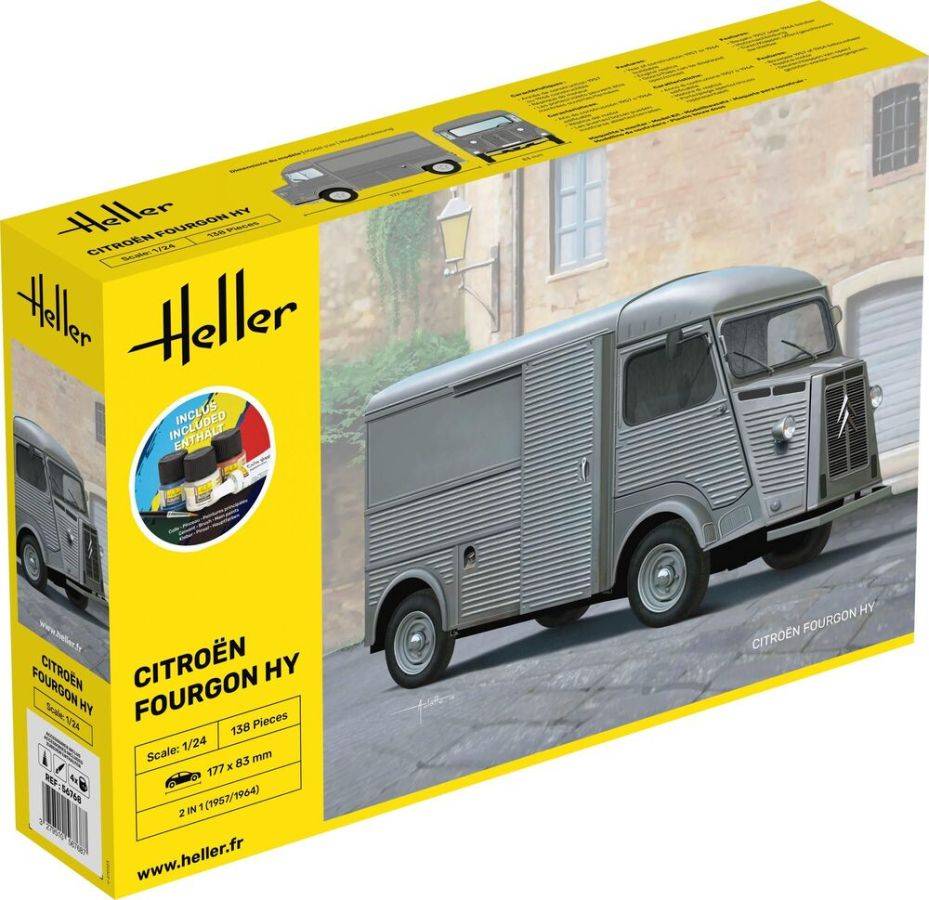 Heller 56768 - STARTER KIT Citroen Fourgon Hy "Tube in 1:24 | Modellbau