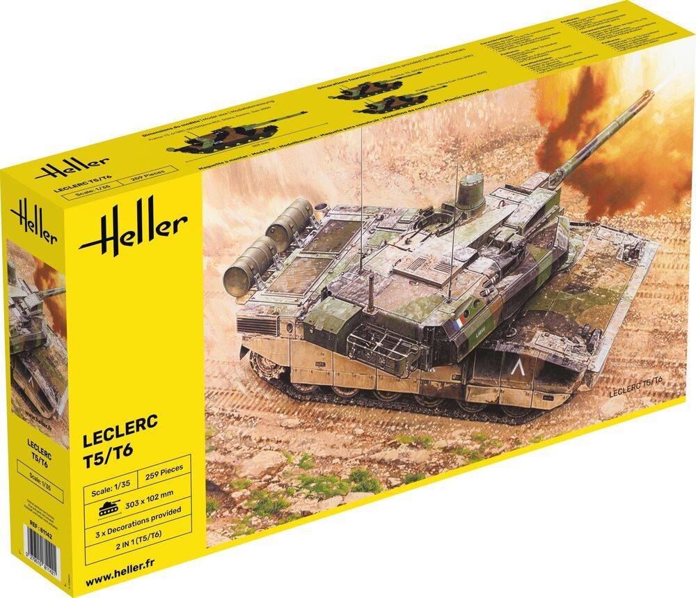 Heller 81142 - Leclerc T5/T6 in 1:35 | Modellbau