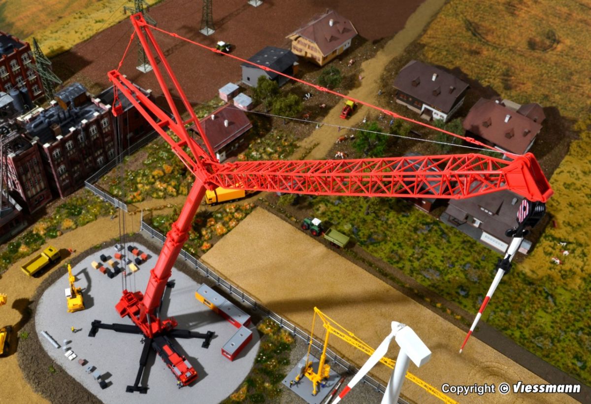 Kibri H0 (1:87) 10440 - Spur H0 Gitterspitze für GOTTWALD Teleskopkran | Modellbahn | Modelleisenbahn