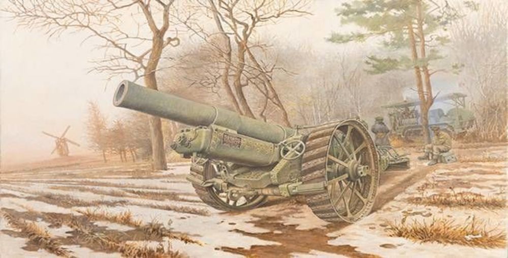 Roden 813 - BL 8-inch Howitzer Mk.VI in 1:35 | Modellbau