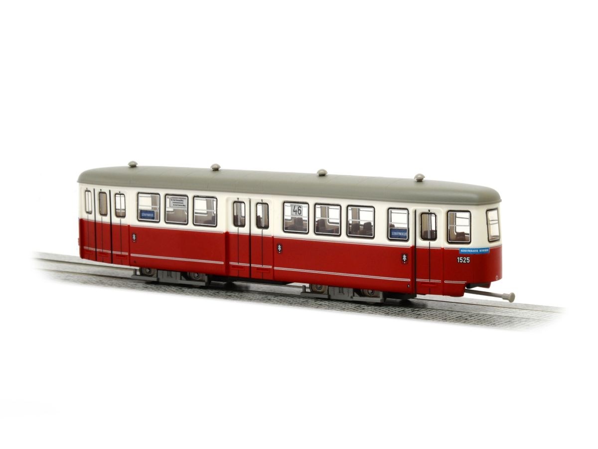 Halling H0 (1:87) WC1-525 - Wien Großraumbeiwagen C1, Nr. 1525 | Modellbahn | Modelleisenbahn
