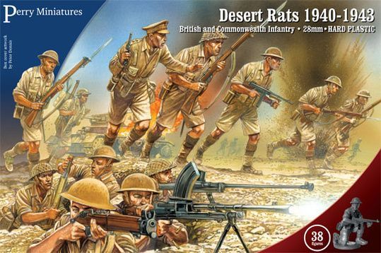 Perry Miniatures WW01 - Desert Rats 1940-1943 | Tabletop