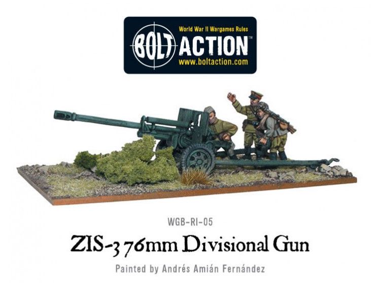 Warlord Games WGB-RI-23 - Soviet Zis 3 Gun | Tabletop