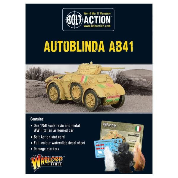 Warlord Games 402418002 - Autoblinda AB41 Armoured Car | Tabletop