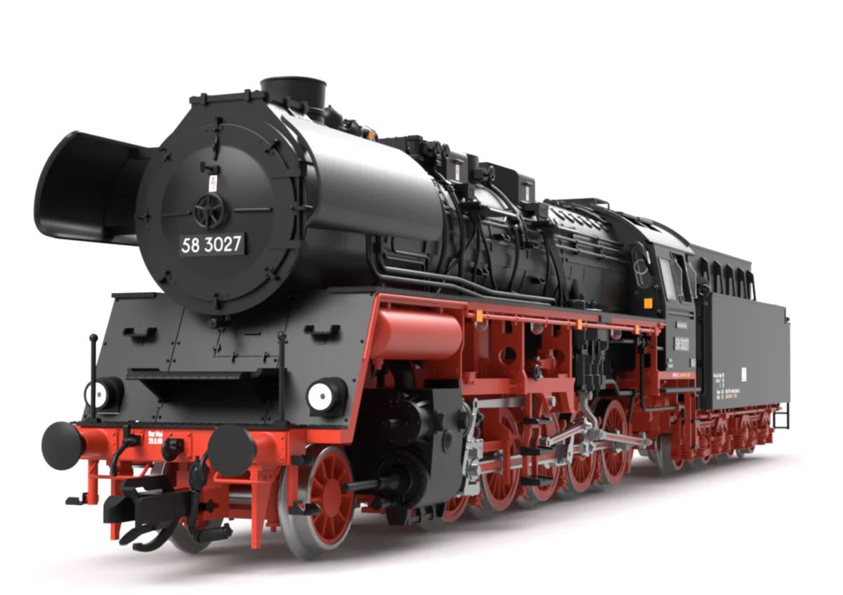 Saxonia TT 120106 - BR 58 3027, T34 Tender, DR III, Sound - DR - Ep.III | Modellbahn | Modelleisenbahn