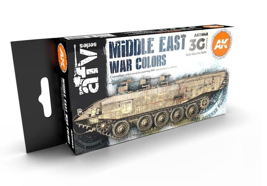 AK-Interactive AK11648 - Middle East War Colors | Tabletop