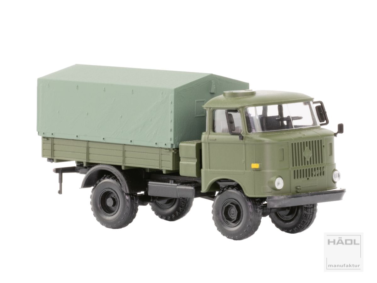 Hädl TT 124059 - IFA W50LA/A, Mannschaftswagen, Allrad, Ballonräder | Modellbahn | Modelleisenbahn