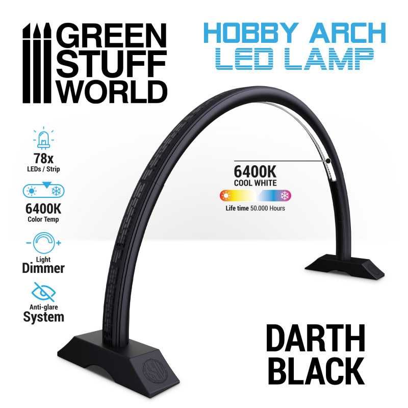 Greenstuff World GS-11060 - Hobby Arch LED Lamp - Darth Black | Tabletop