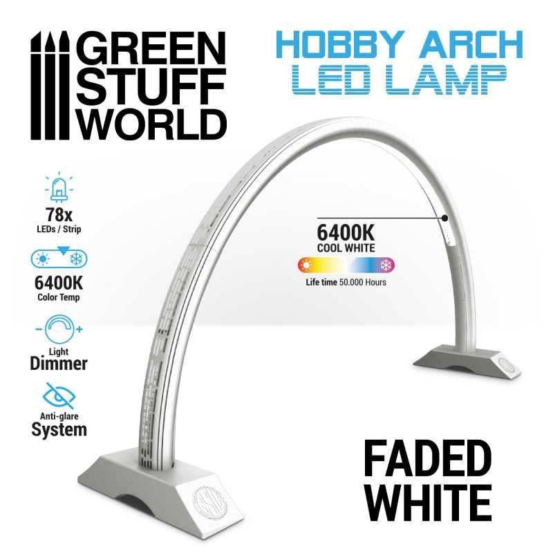 Greenstuff World GS-11061 - Hobby Arch LED Lamp - Faded White | Tabletop