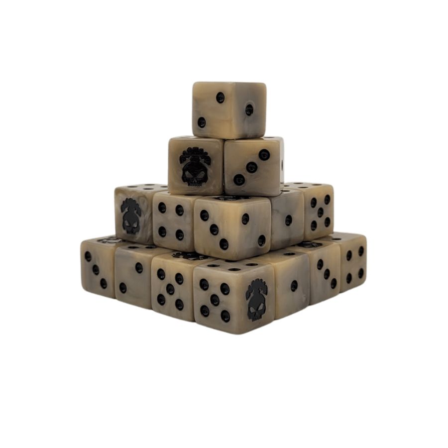 Baron of Dice FAN-OBR-02-SQ - Skeleton Guard Dice | Tabletop
