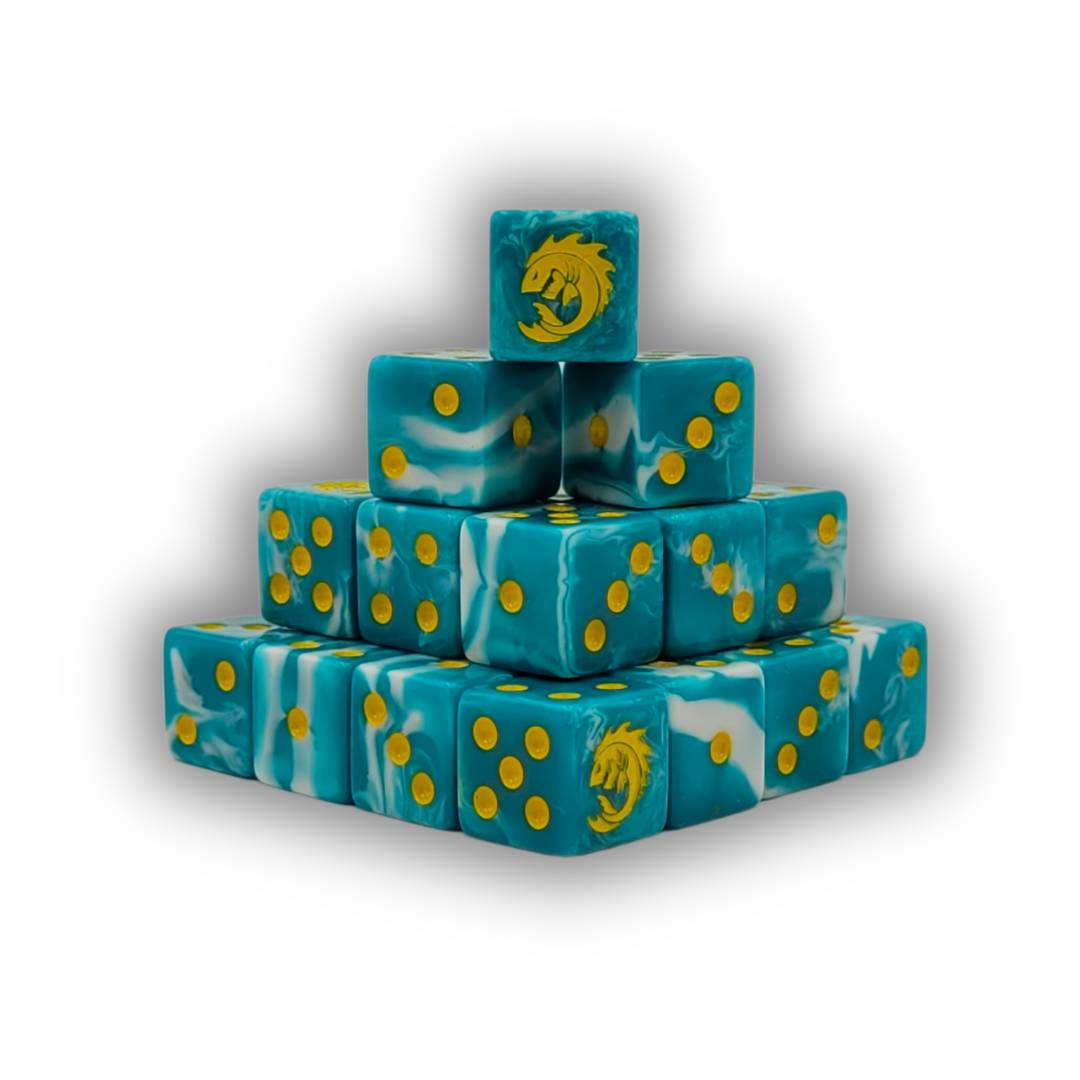 Baron of Dice FAN-DEEP-04-SQ - Sea Monsters Yellow | Tabletop