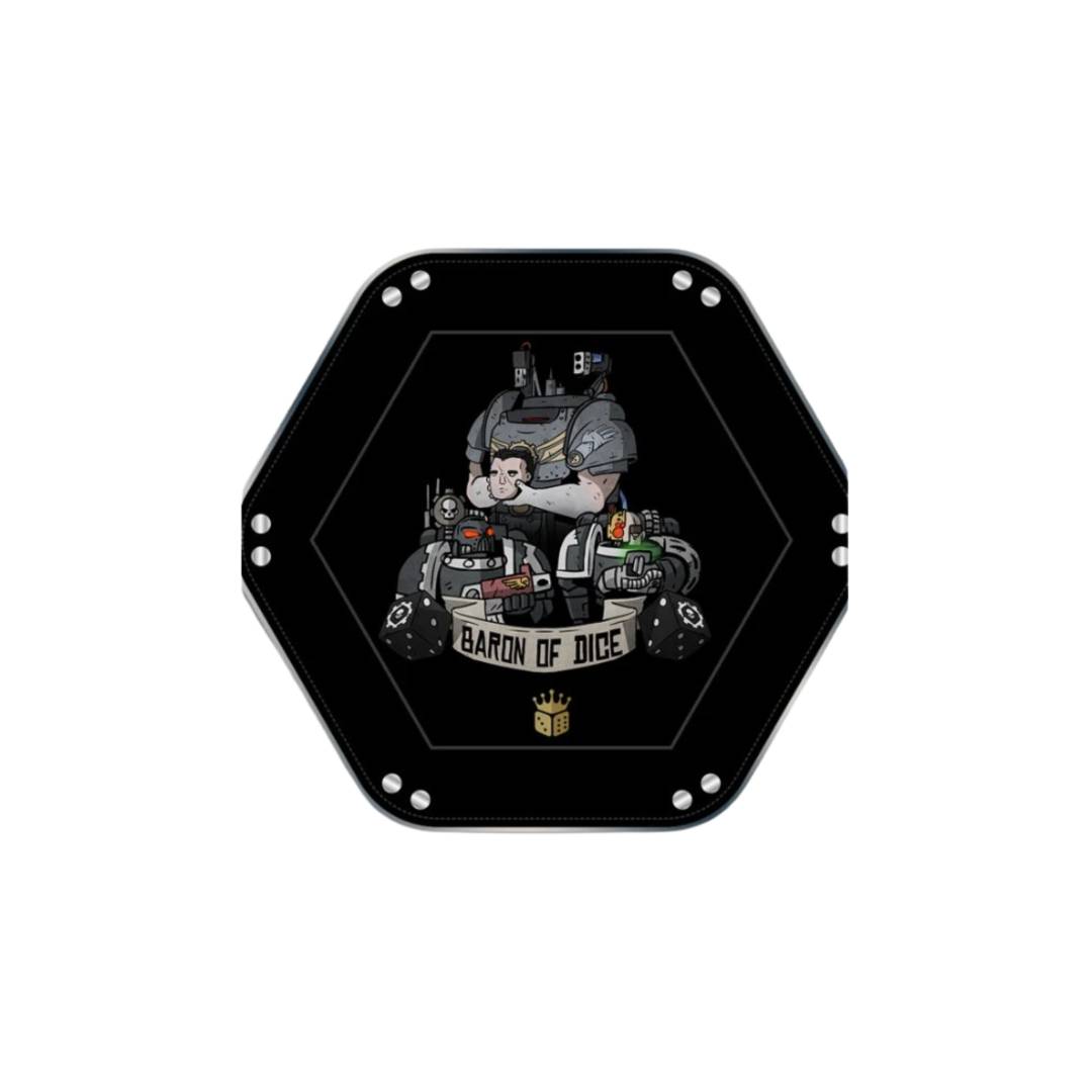 Baron of Dice ACC-DT-045 - Dice Tray Man and Machine | Tabletop