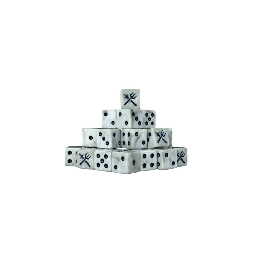 Baron of Dice LSOLE-045-SQ - Lake Militia Dice 16mm SQ | Tabletop