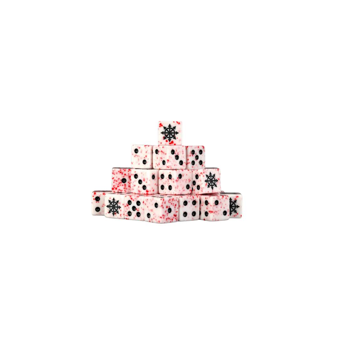 Baron of Dice CHAOS-GEN-004-SQ - Blood Sacrifice Dice 16 Sq | Tabletop
