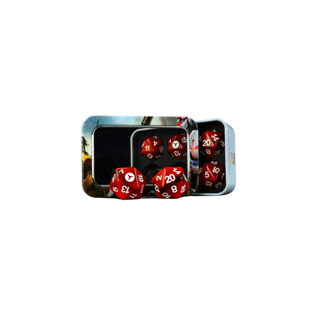 Baron of Dice INFINITY-08-SECT - Nomads Dice Set D20 (6 Stück) | Tabletop