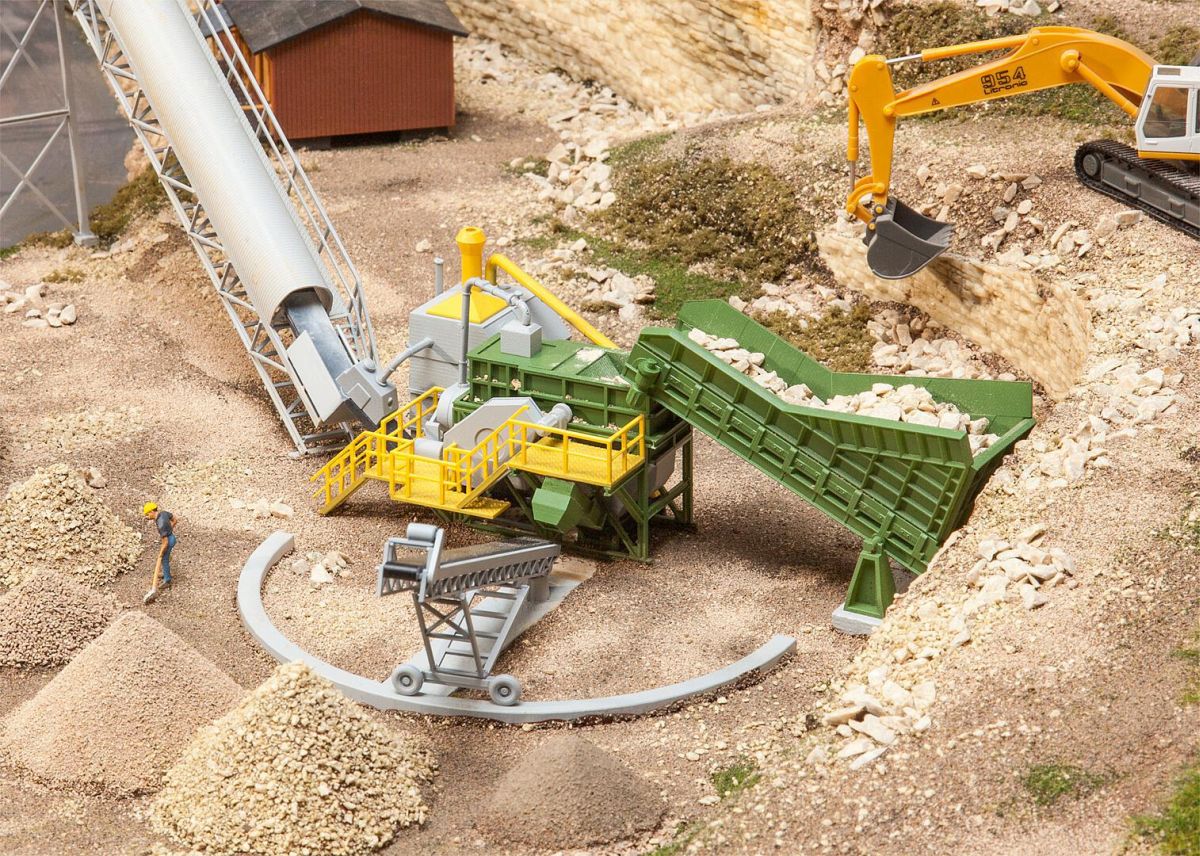 Faller H0 (1:87) 130173 - Backenbrecher mit Förderband | Modellbahn | Modelleisenbahn