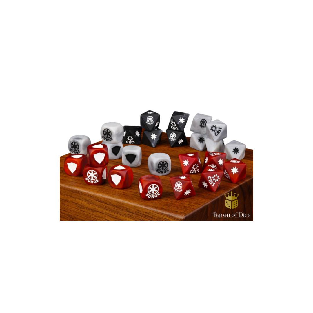 Baron of Dice SW-LEG-12 - Autocratic Empire Dice Set Matte | Tabletop