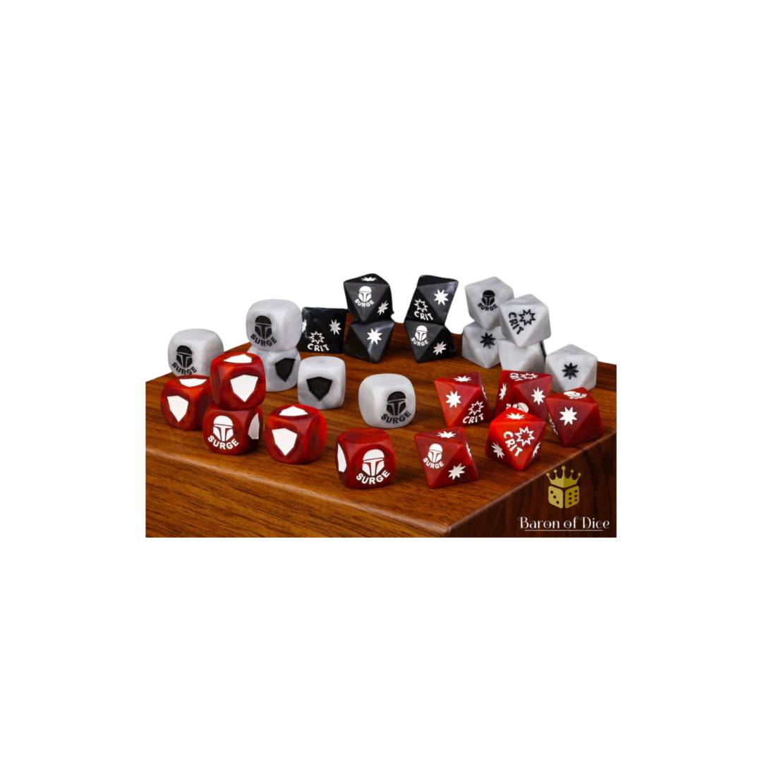 Baron of Dice SW-LEG-16 - Bounty Hunter Dice Set Matte | Tabletop