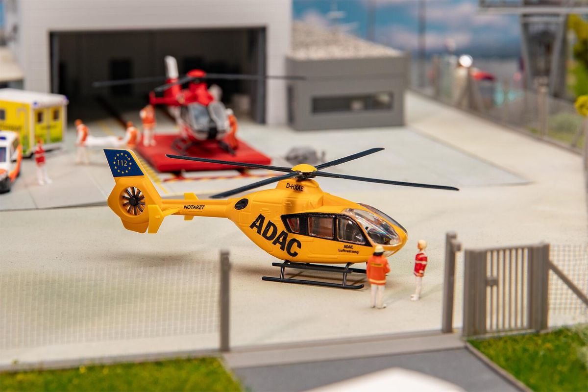 Faller H0 (1:87) 131021 - Hubschrauber ADAC | Modellbahn | Modelleisenbahn