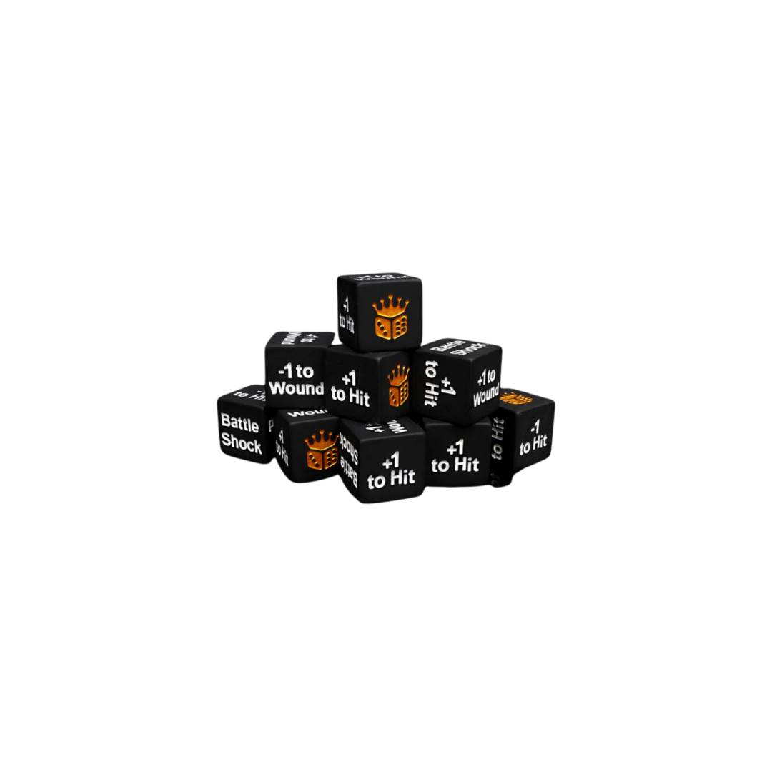 Baron of Dice FAN-FUN-15-RD - Battleshock and Counter Dice | Tabletop