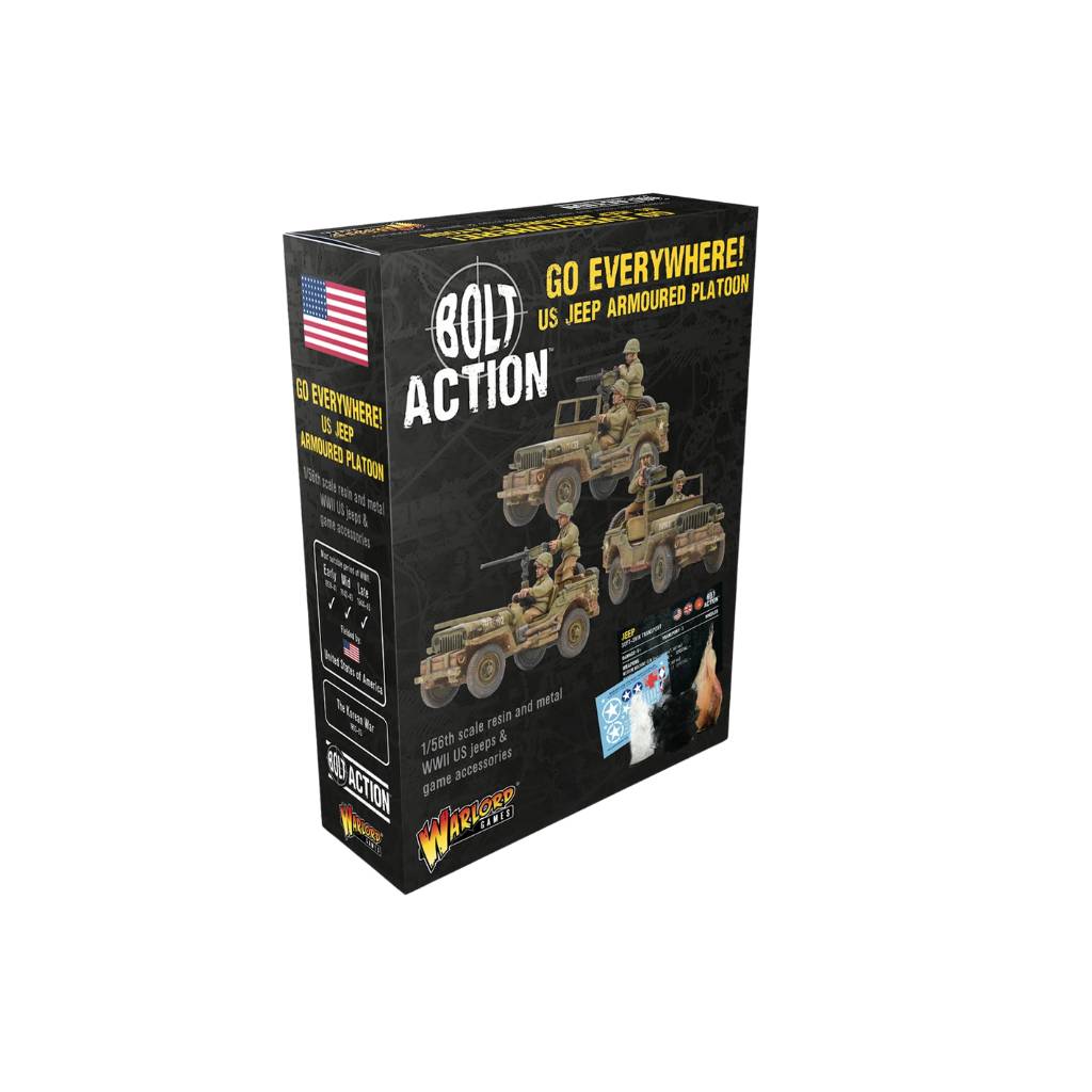 Warlord Games 402213006 - Go Everywhere! US Jeep Armoured | Tabletop