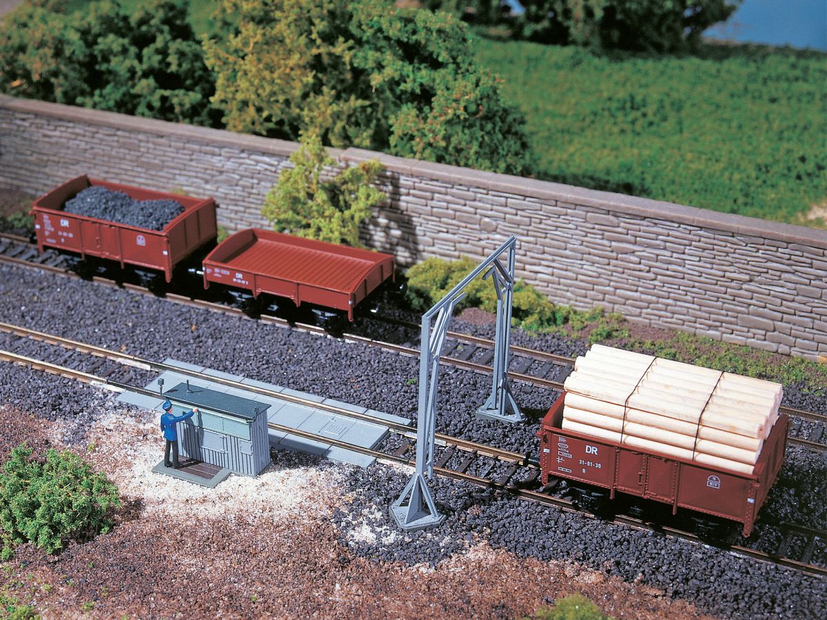 Auhagen TT 13313 - Gleiswaage mit Lademaß | Modellbahn | Modelleisenbahn