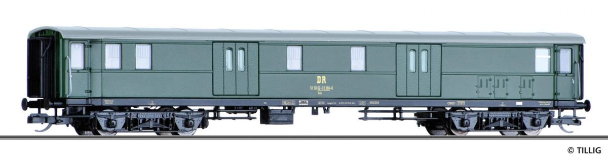 Tillig TT 13377 - Gepäckwagen DR | Modellbahn | Modelleisenbahn