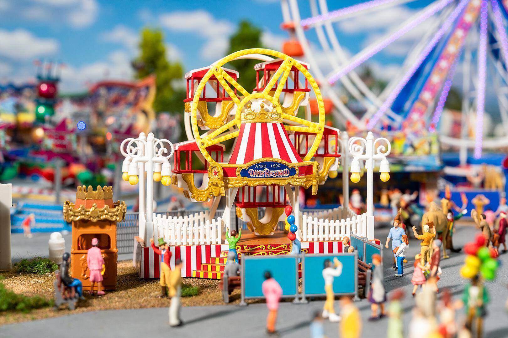 Faller H0 (1:87) 140311 - Nostalgie Dampf-Riesenrad | Modellbahn | Modelleisenbahn