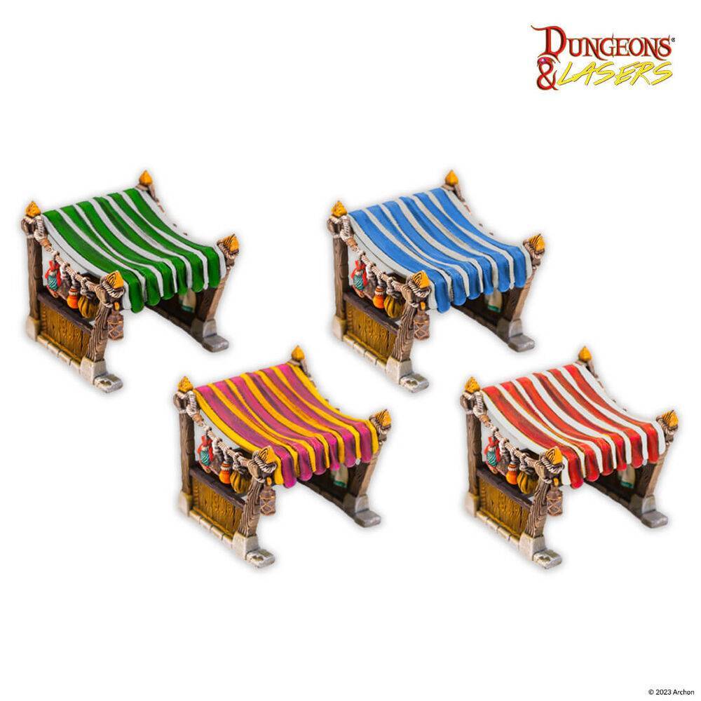 Archon Studio DNL0055 - Expansion Set: MARKET STALLS SET | Tabletop