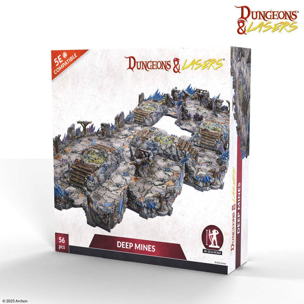 Archon Studio DNL0114 - DUNGEONS & LASERS Deep Mines | Tabletop