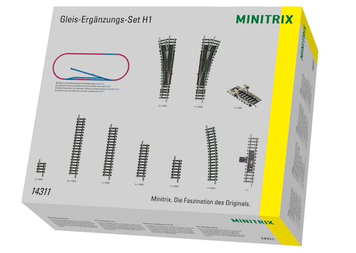 Trix N T14311 - Gleis-Ergänzungs-Set H1 | Modellbahn | Modelleisenbahn