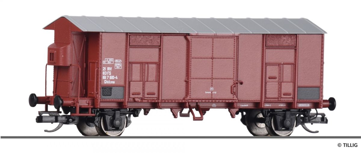 Tillig TT 14888 - Gedeckter Güterwagen FS | Modellbahn | Modelleisenbahn