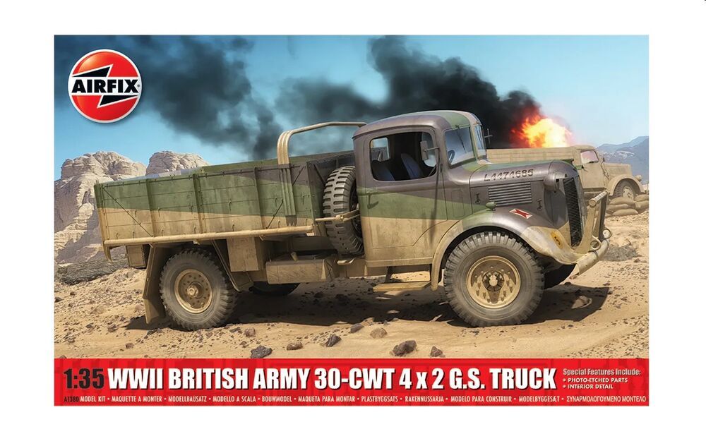 Airfix A1380 - WWII British Army 30-cwt 4x2 GS Truck | Modellbau