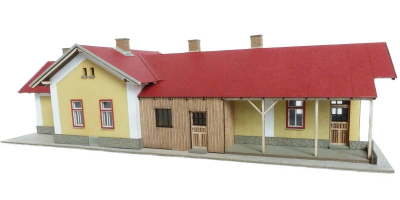 Igra Model H0 (1:87) 151013 - Bahnhofsgebäude Mala Hrastice | Modellbahn | Modelleisenbahn