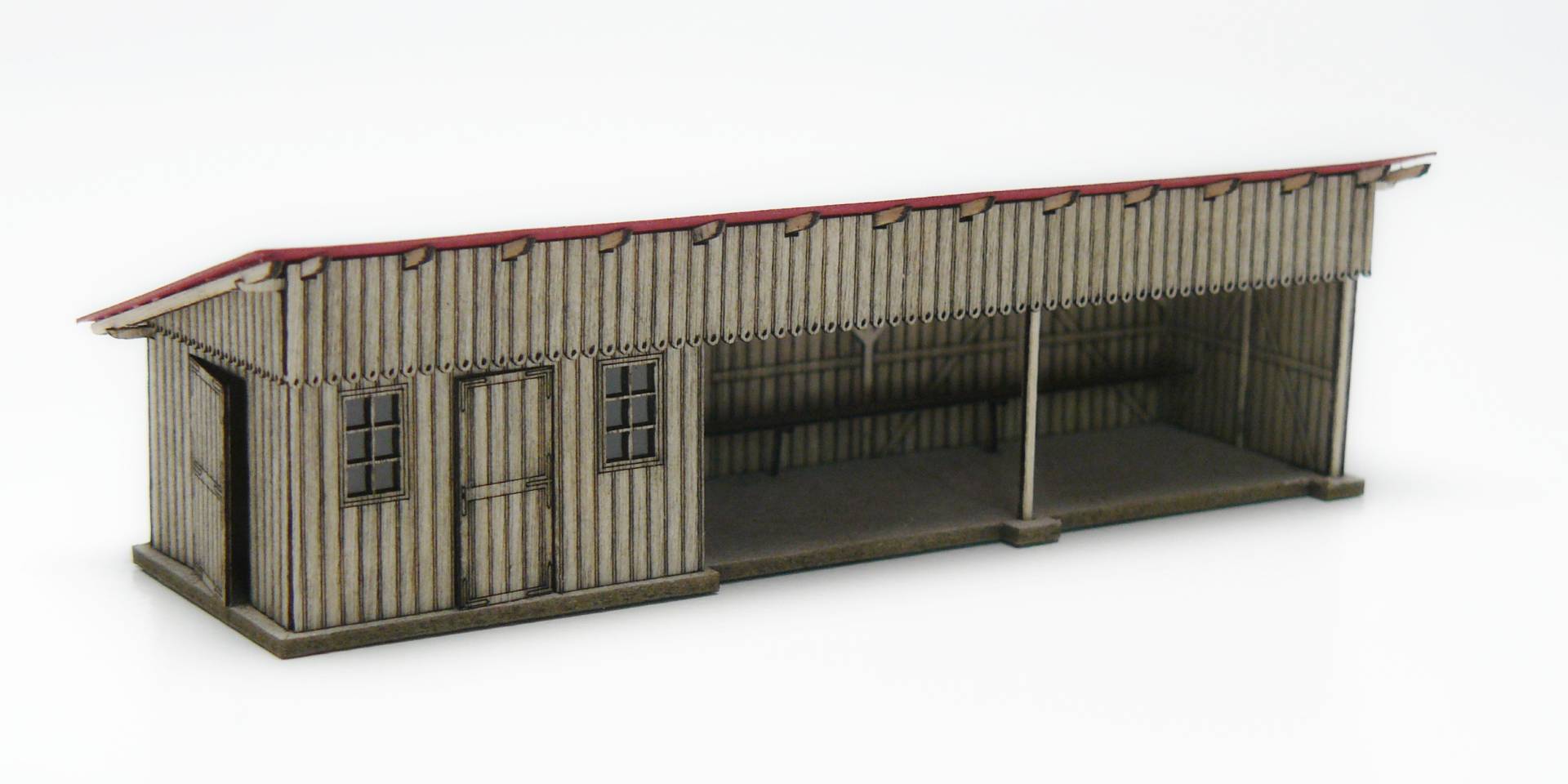 Igra Model H0 (1:87) 161019 - Holzwartezimmer Modellbahn