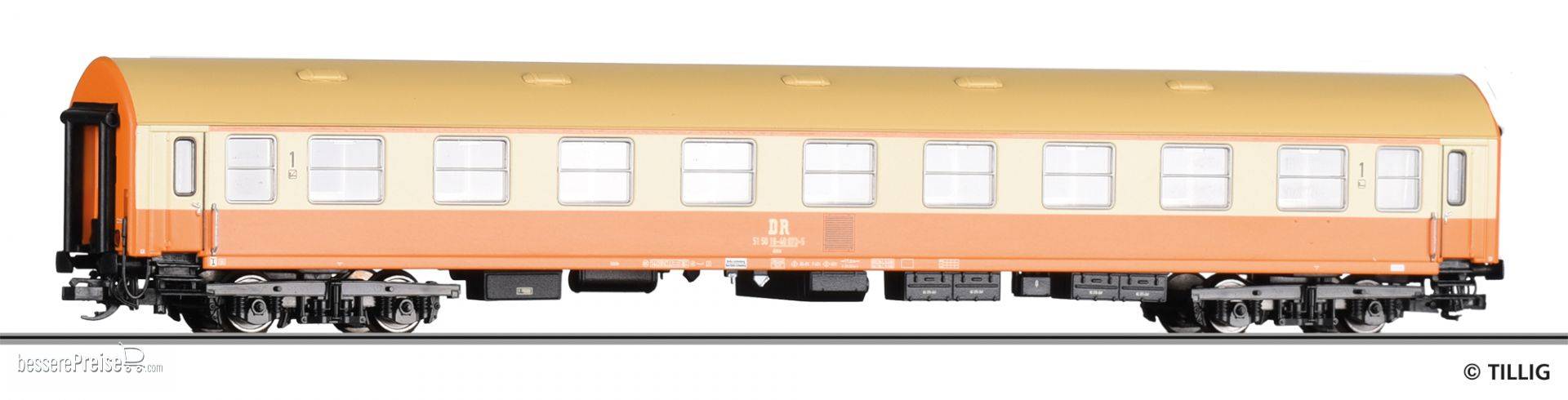 Tillig TT 16419 - Reisezugwagen „Städteexpress“ der DR | Modellbahn | Modelleisenbahn