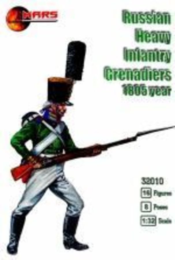 Mars Figures MS32010 - 1:32 Russian heavy infantry grenadiers,1805ye | Modellbau