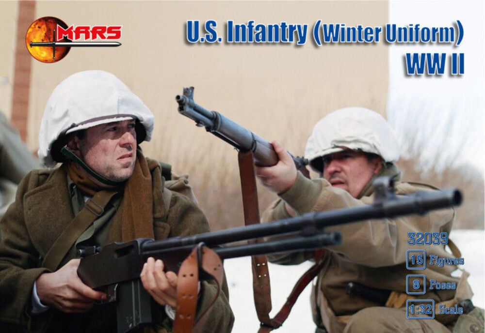 Mars Figures MS32039 - 1:32 U.S. Infantry (Winter Uniform) WWII | Modellbau
