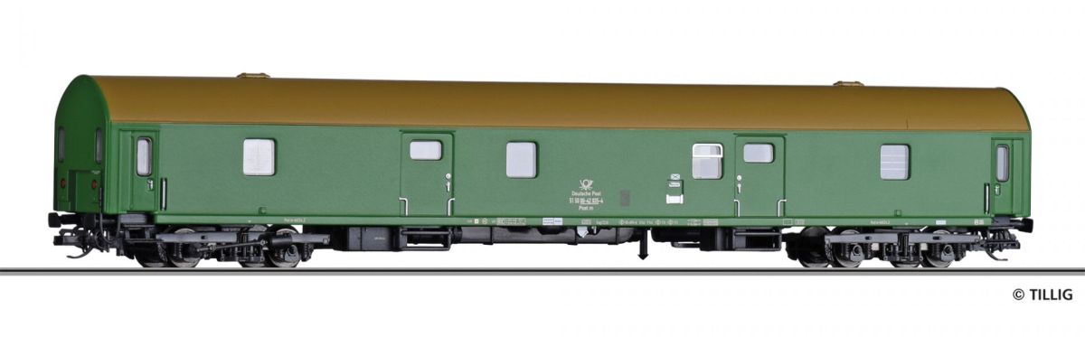 Tillig TT 16816 - Bahnpostwagen Deutschen Post | Modellbahn | Modelleisenbahn