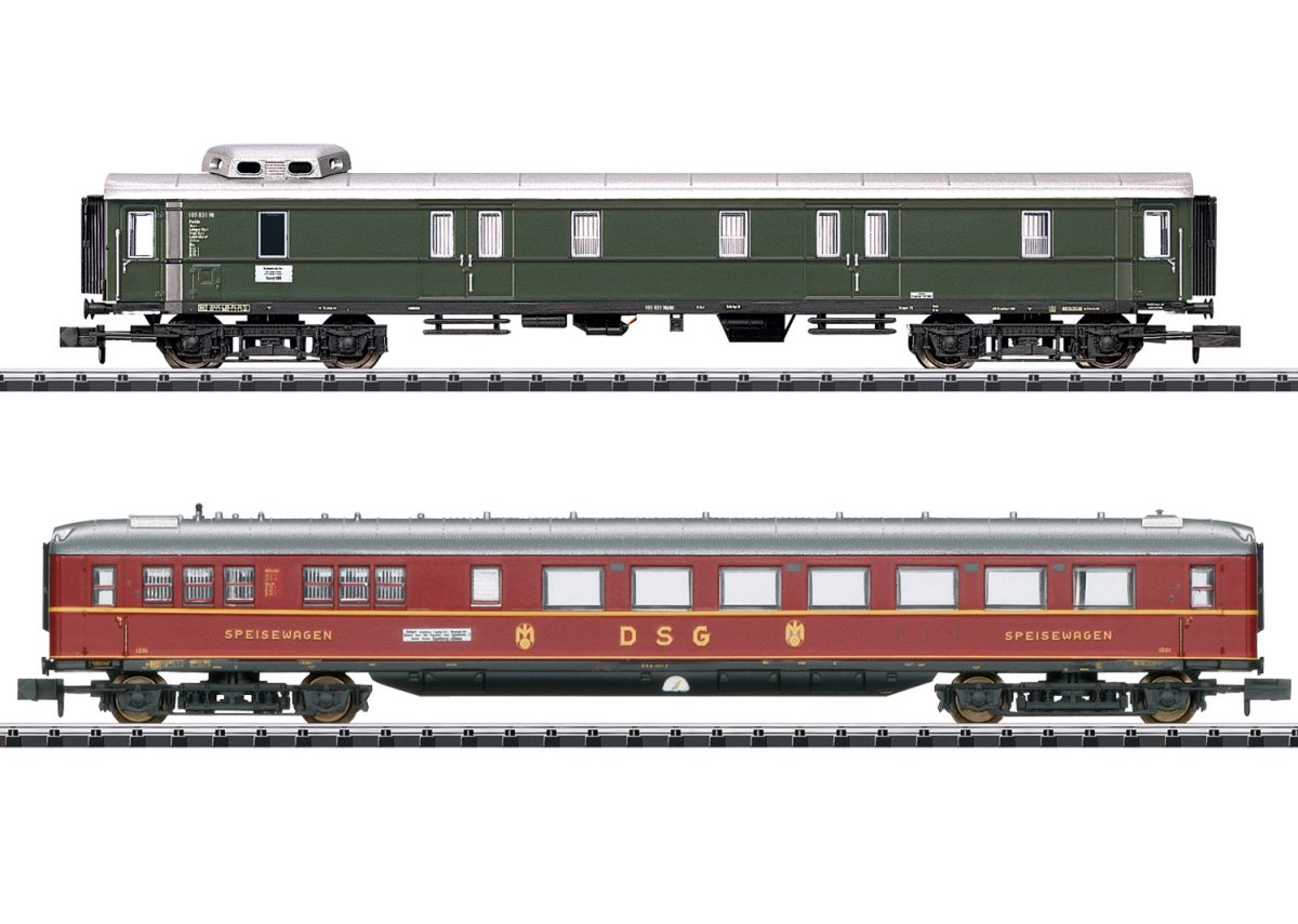Trix N T18286 - Schnellzugwagen-Set 1 "D 96" | Modellbahn | Modelleisenbahn