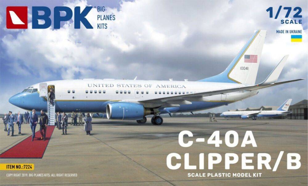 Big Planes Kits BPK7224 - 1:72 Boeing C-40A CLIPPER/B | Modellbau