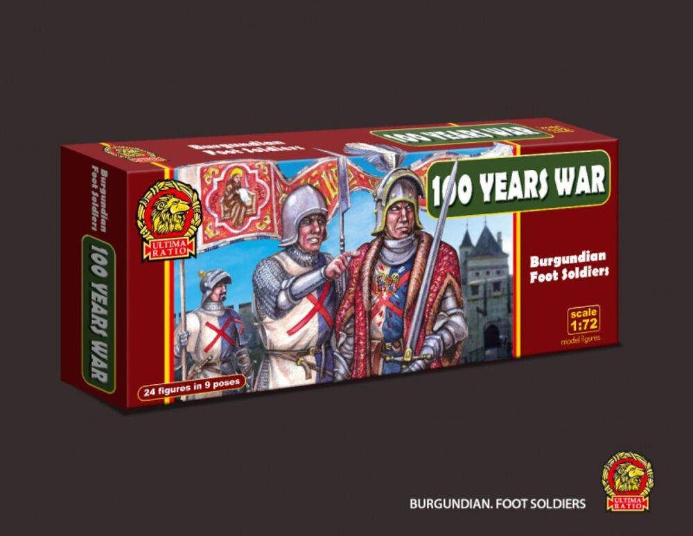 Ultima Ratio UR7222 - Burgundian Foot Soldiers, 100 Years War | Modellbau
