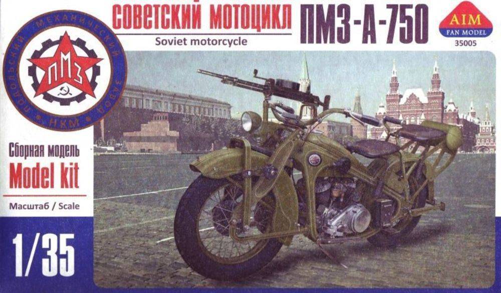 AIM -Fan Modell AIM35005 - 1:35 PMZ-A-750 Soviet motorcycle | Modellbau