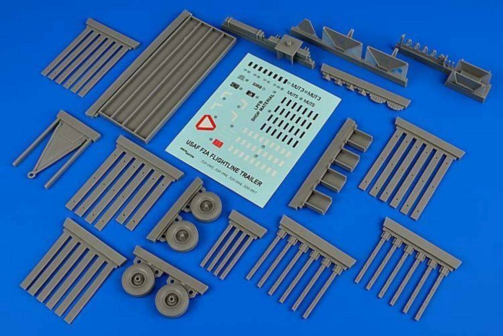 Aerobonus 320.09 - 1:32 USAF F-2A Flightline trailer (steel platform with racks) | Modellbau