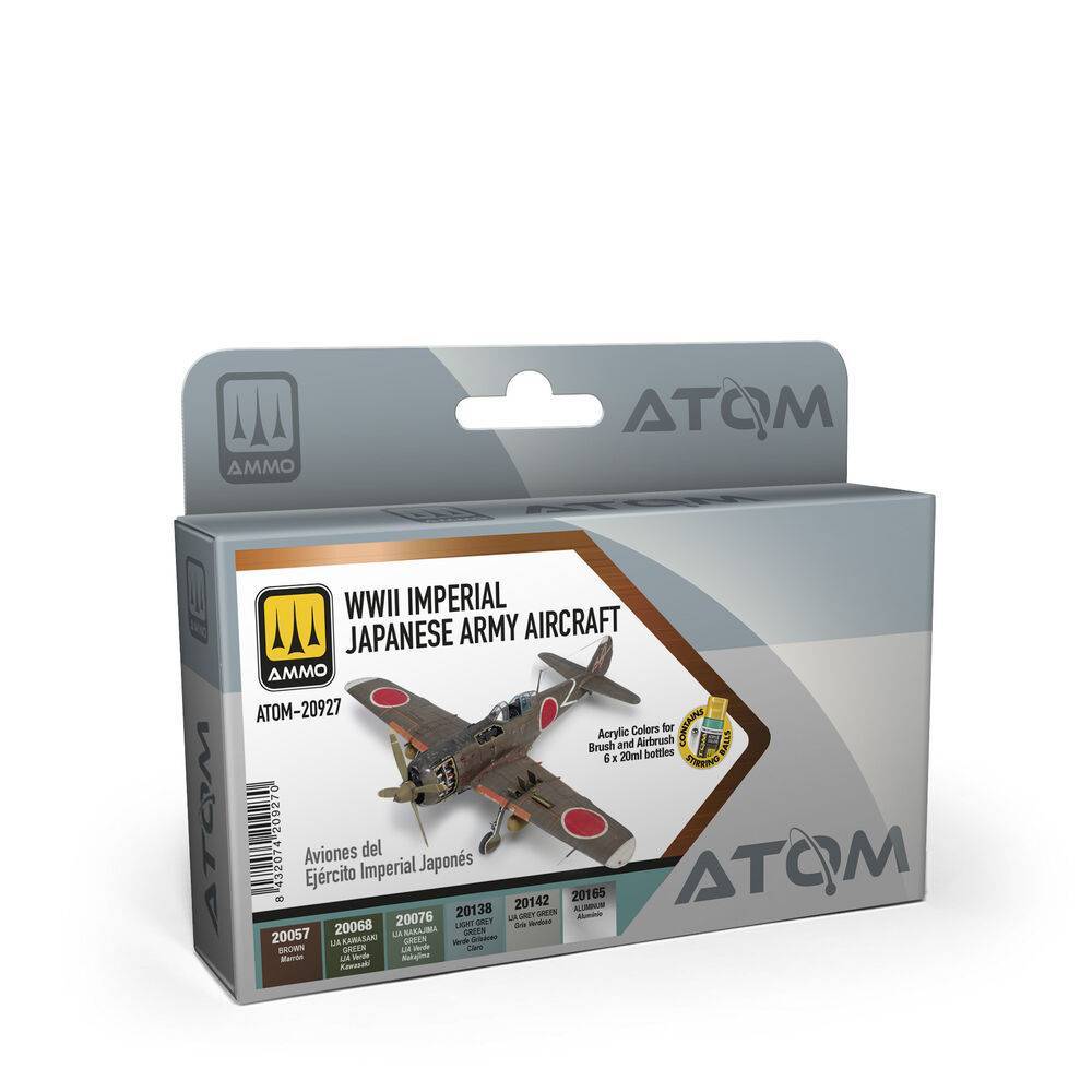 AMMO by MIG Jimenez ATOM-20927 - ATOM WWII Imperial Japanese Army Aicraft Set | Modellbau